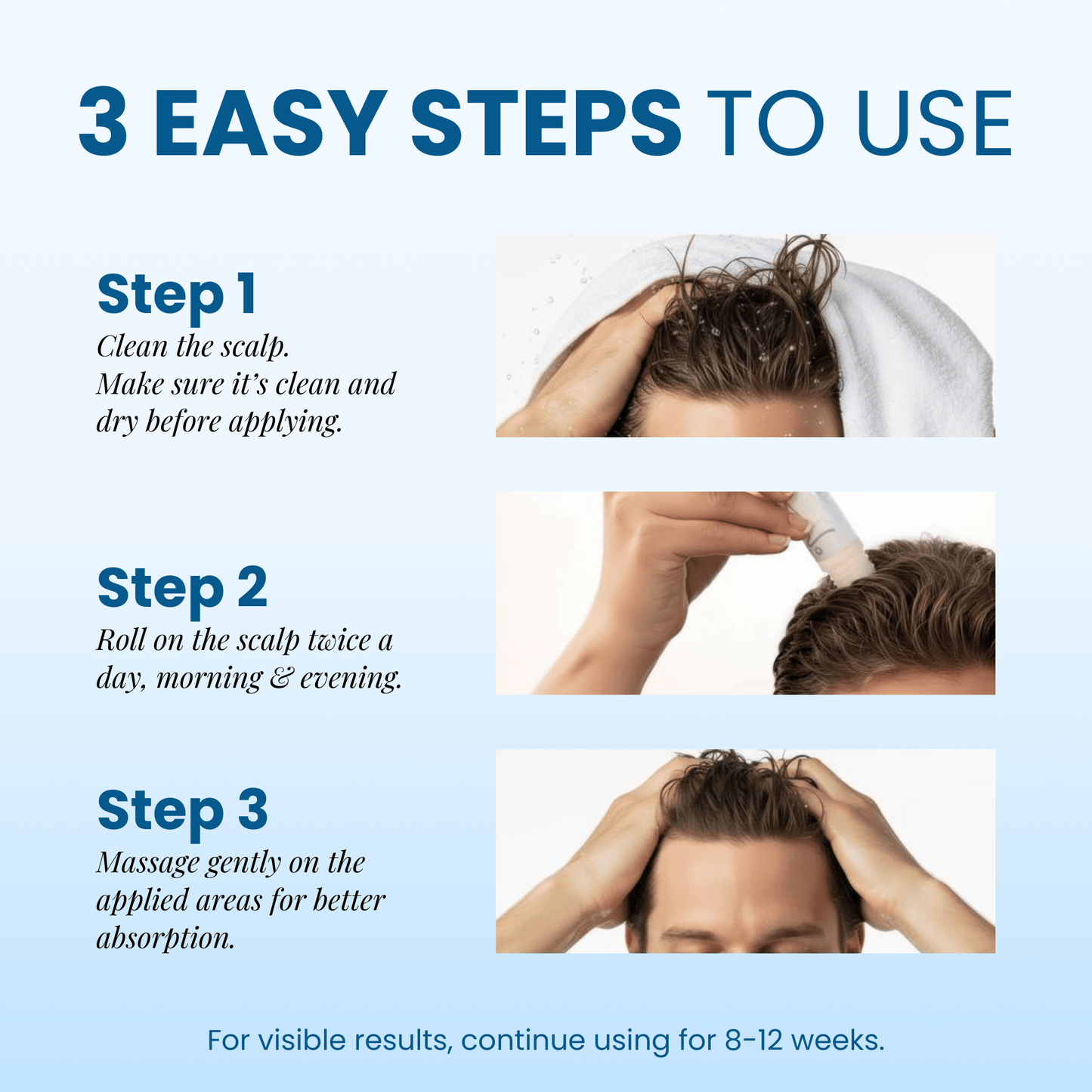 Alurisio® Advanced Hair Density Roll On Serum - 23% Hair Growth Actives