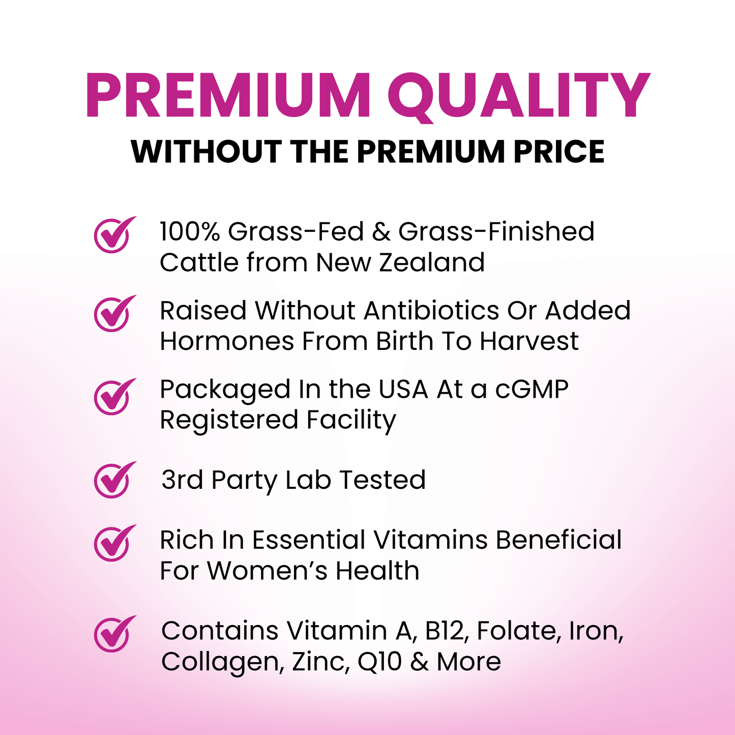 Beef Organ Supplement for Women