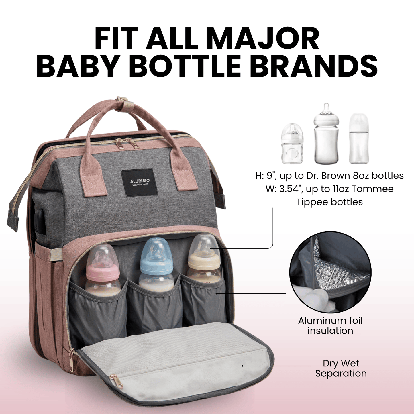 WanderNest™ 25L Diaper Backpack