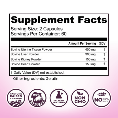 Beef Organ Supplement for Women