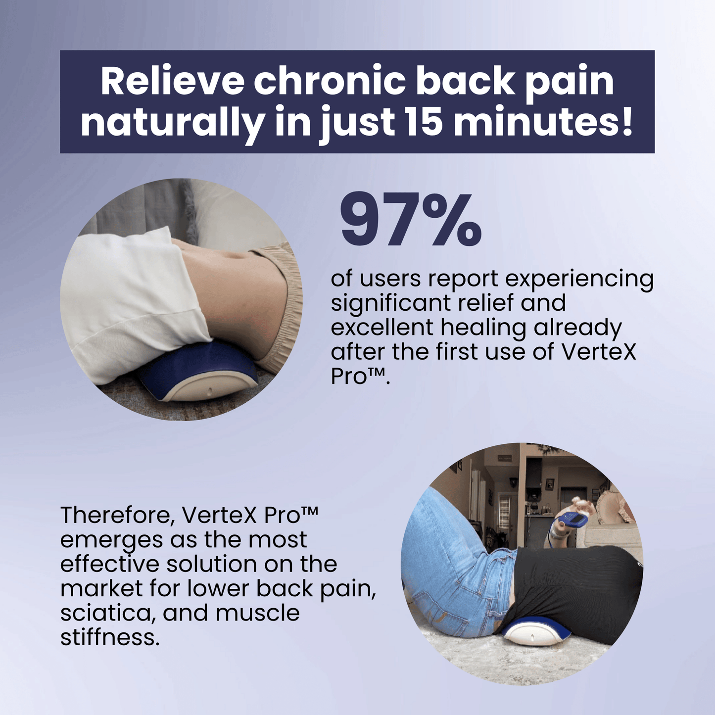 VerteX Pro™ - Lumbar Traction Massager For Lower Back Pain