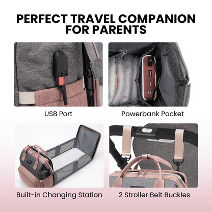 WanderNest™ 25L Diaper Backpack