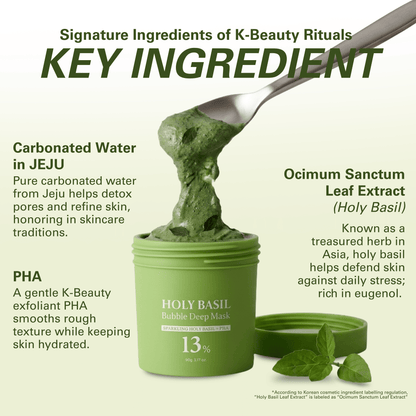 Holy Basil Bubble Deep Mask