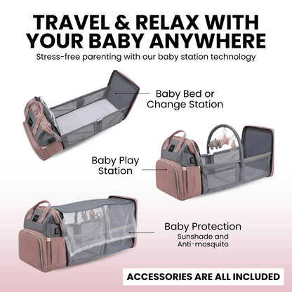WanderNest™ 25L Diaper Backpack