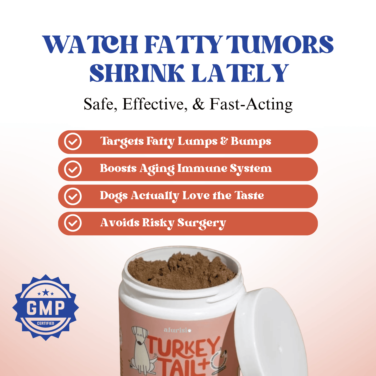 Turkey Tail Mushroom + Probiotic Daily Dog Food Topper