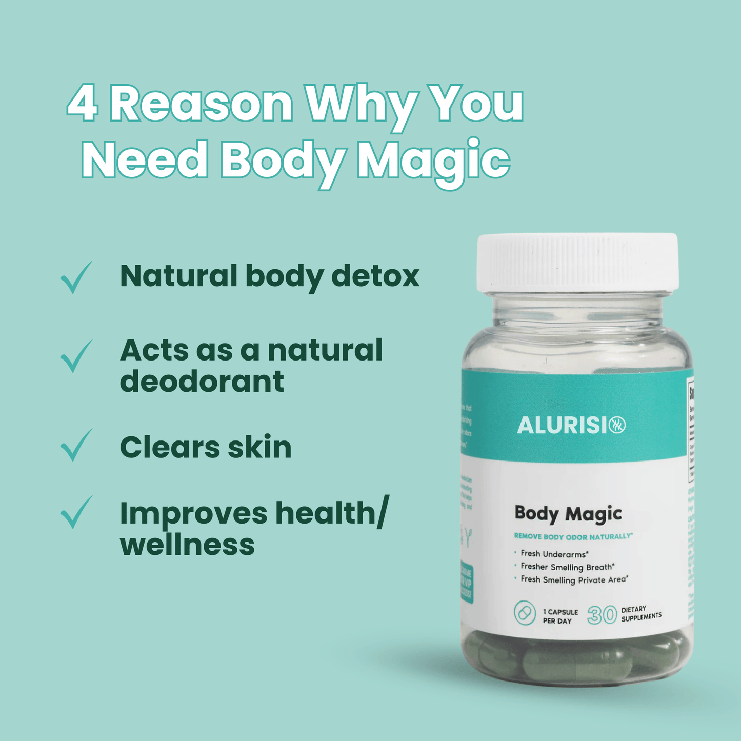 Alurisio Body Magic Chlorophyll Capsules
