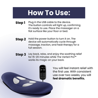 VerteX Pro™ - Lumbar Traction Massager For Lower Back Pain