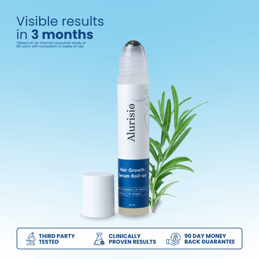 Alurisio® Advanced Hair Density Roll On Serum - 23% Hair Growth Actives