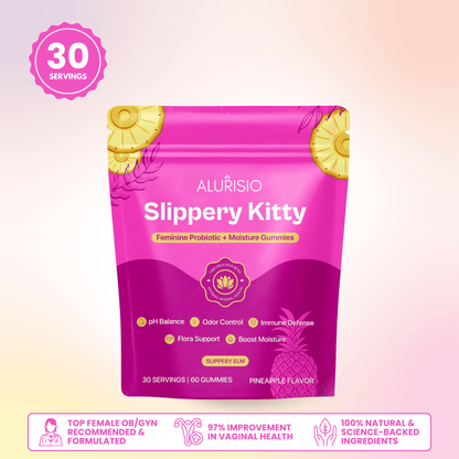 Slippery Kitty® All-In-One Feminine Probiotic + Moisture Gummies