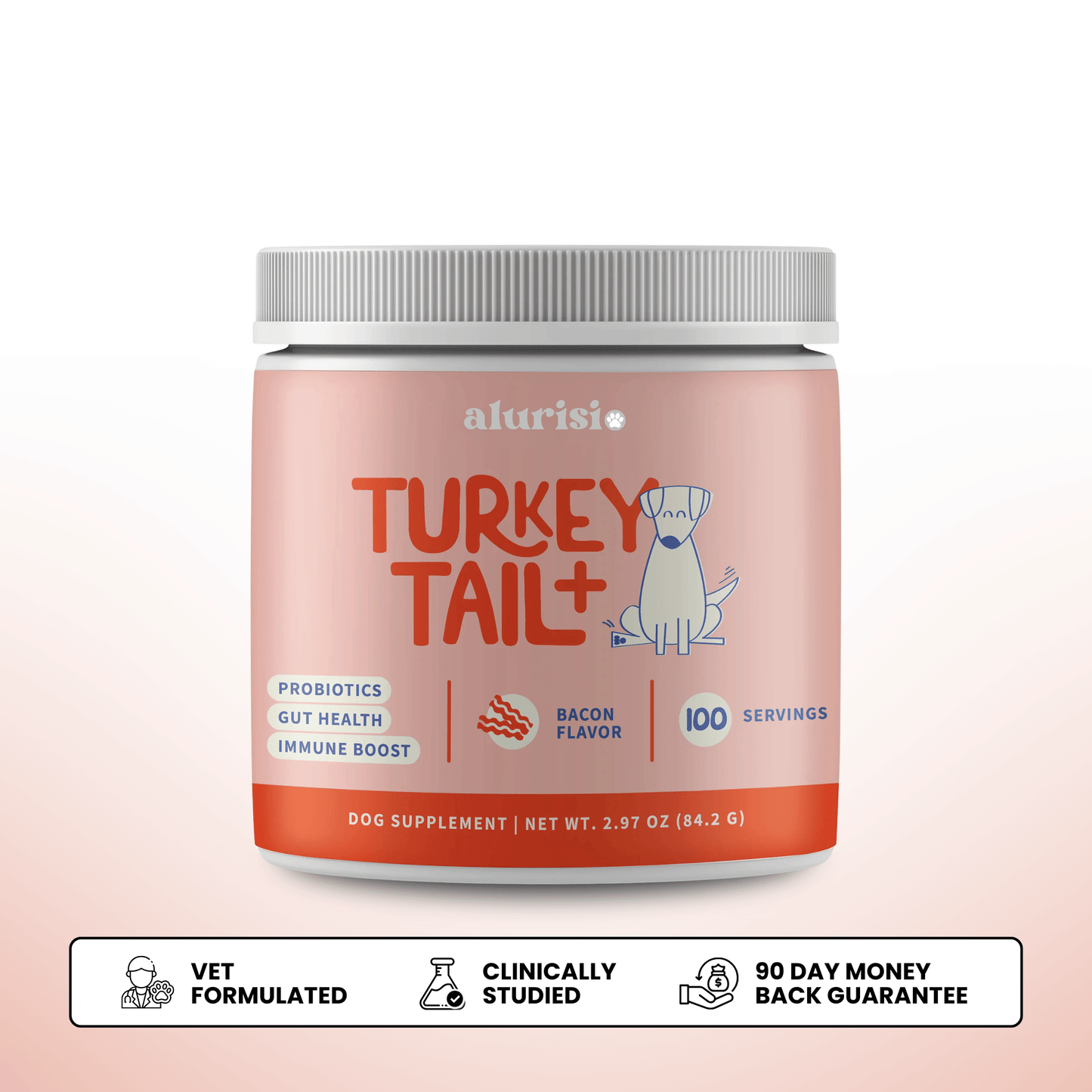 Turkey Tail Mushroom + Probiotic Daily Dog Food Topper