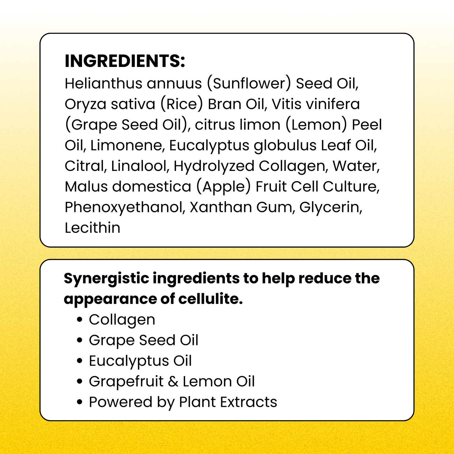 Anti-Cellulite Collagen + Stem Cell Oil