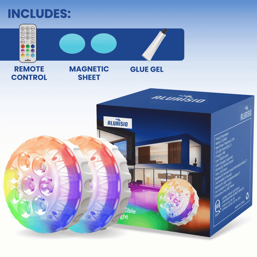 Alurisio™ Submersible LED + RGB Pool Lights - IP68 Waterproof