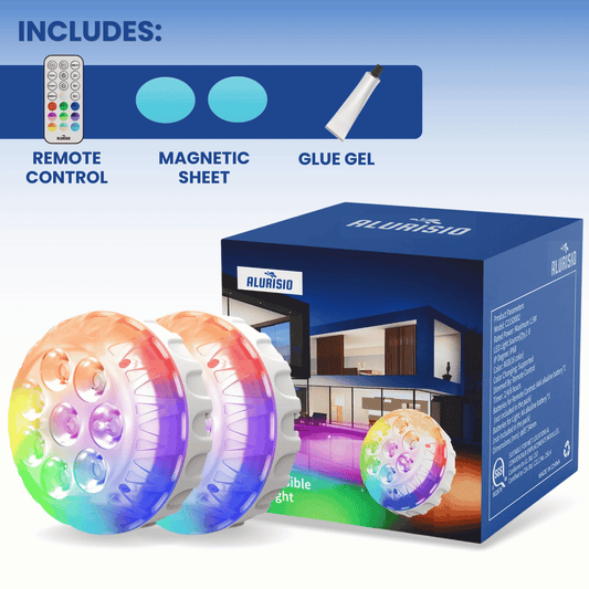 Alurisio™ Submersible LED + RGB Pool Lights - IP68 Waterproof