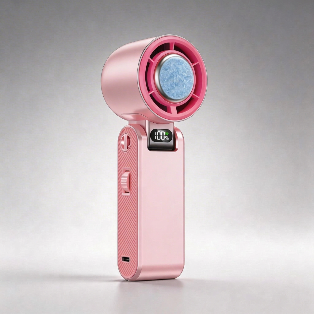 Handheld Turbo Cooling Fan - Powered by AI