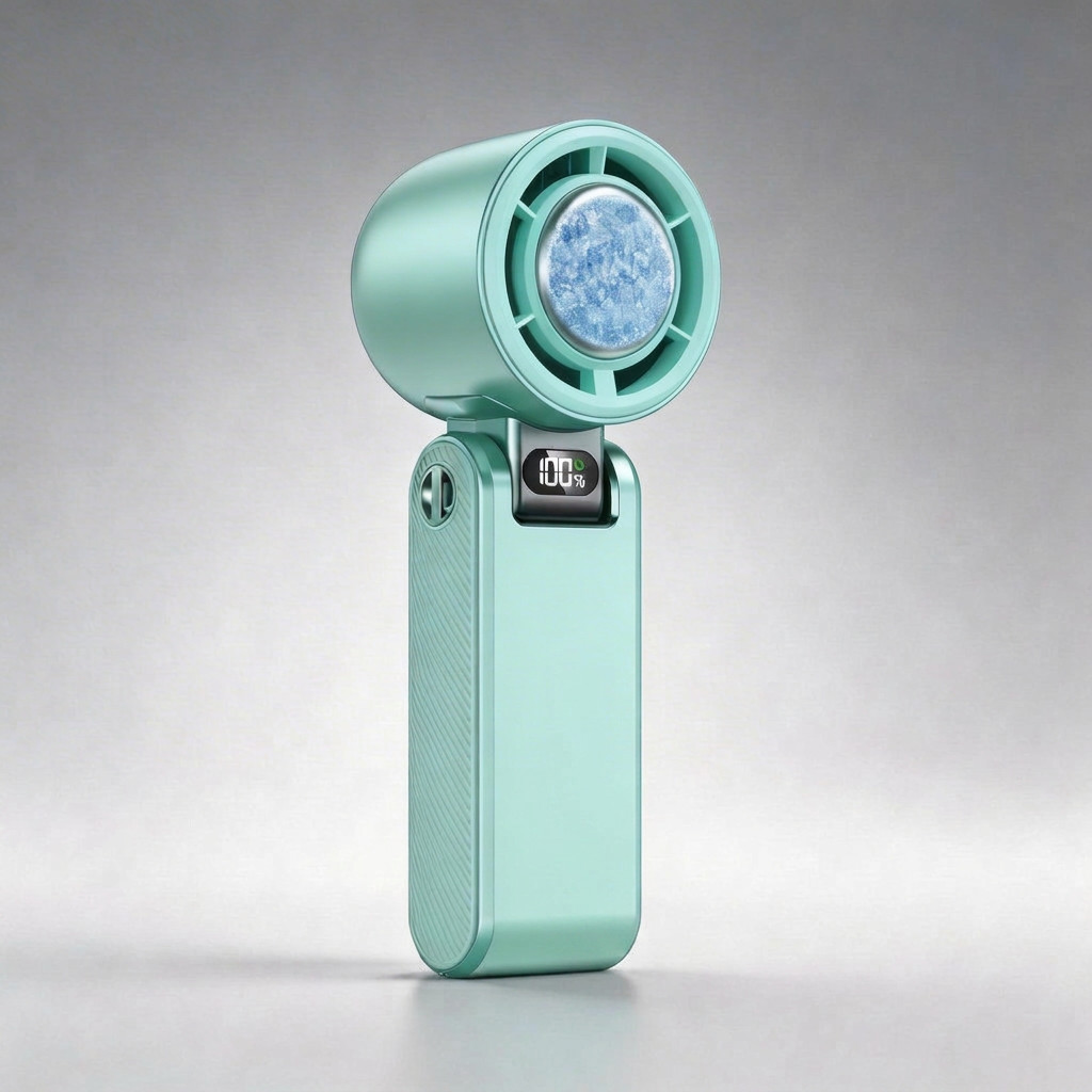 Handheld Turbo Cooling Fan - Powered by AI