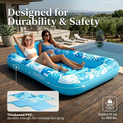Alurisio™ XL Inflatable Tanning Pool Lounger