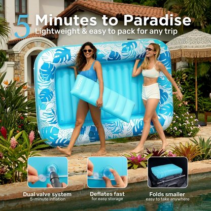 Alurisio™ XL Inflatable Tanning Pool Lounger