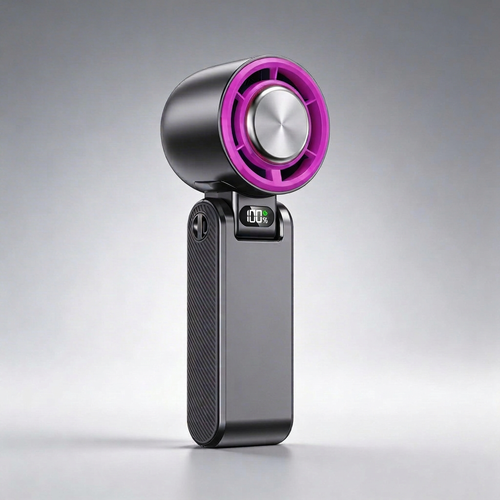 Handheld Turbo Cooling Fan - Powered by AI